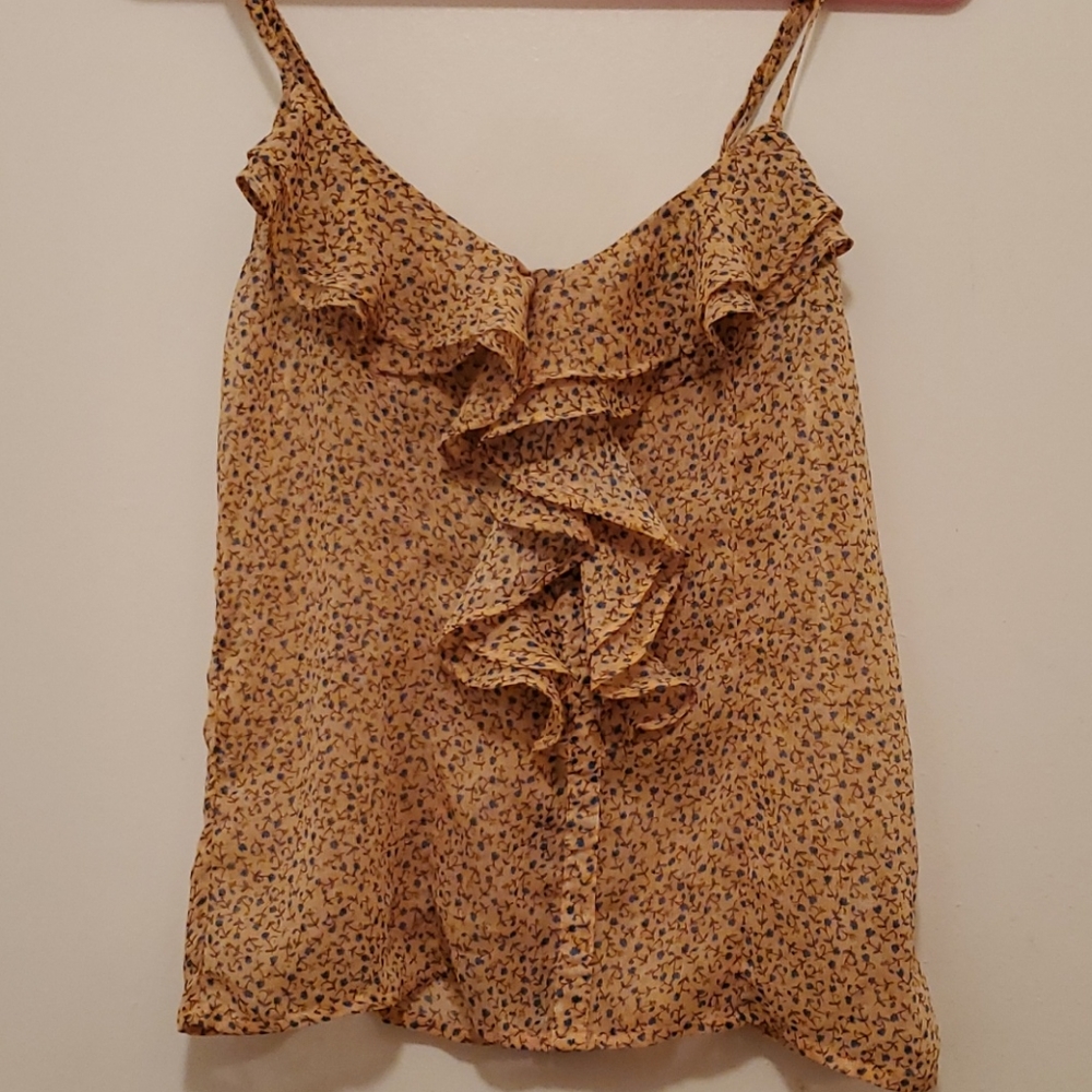 Frilly tank top